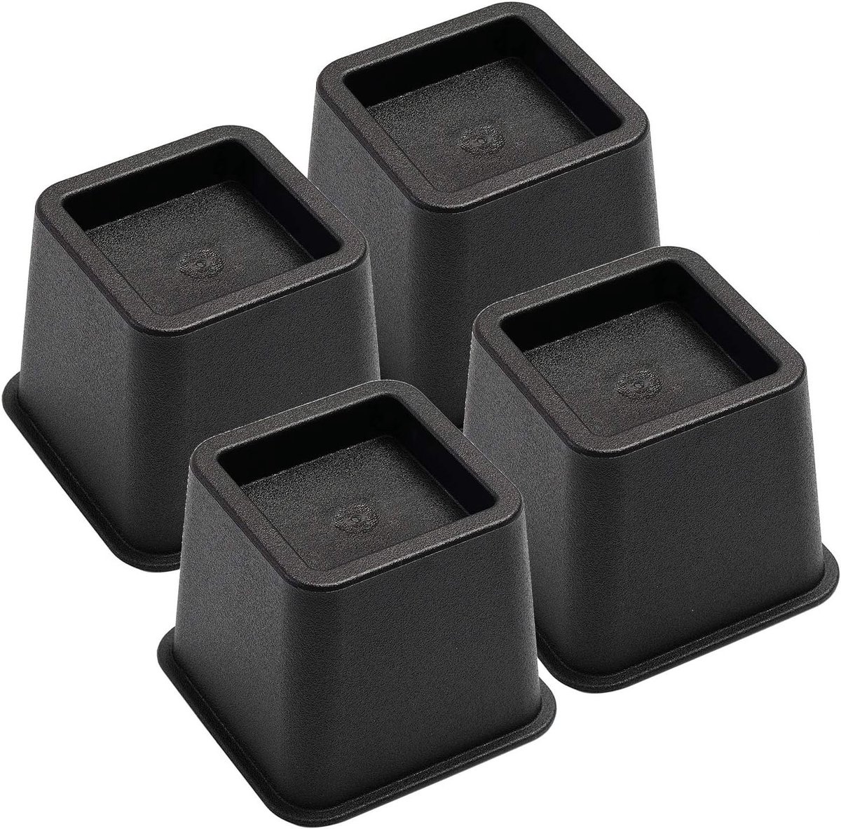 Bedverhogers Set - Meubel Lifters - Extra Opbergruimte - Zwaar Uitvoering - 4 Stuks - Zwart