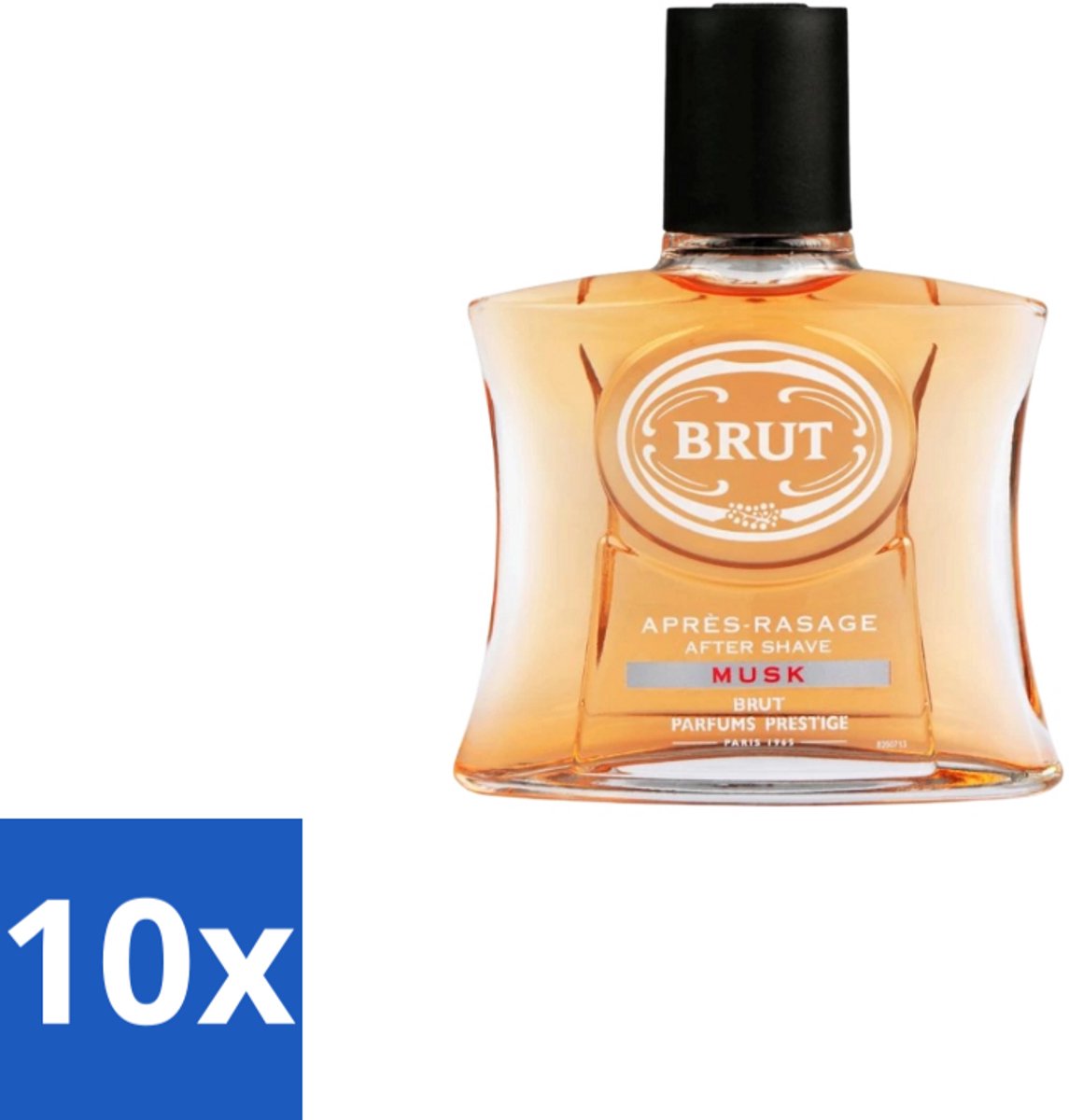 10 x Brut – Aftershave Lotion – Musk – 100 ml - Aftershave Musk - Aftershave Lotion - Heren Aftershave - Klassieker Aftershave - Amber Geur