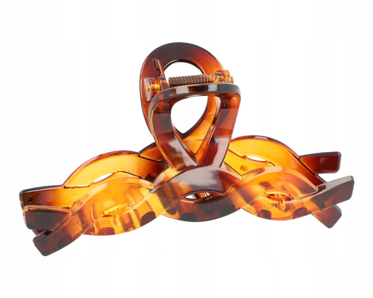 Grote Haarclip Vision 11 cm - Amberketting Stijl