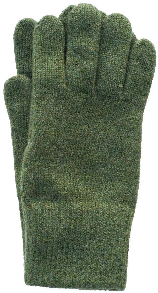 Elzusha - Vingerhandschoenen van 100% extrafijne wol - Groen