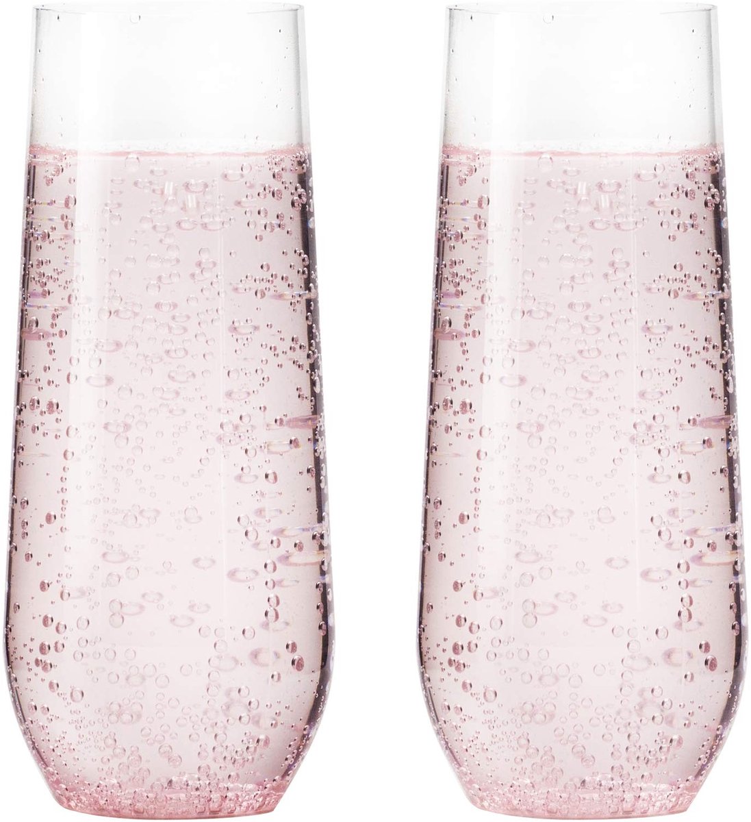 Elzusha - 16 Stuks 200ML Plastic Champagneglazen, Shatterproof