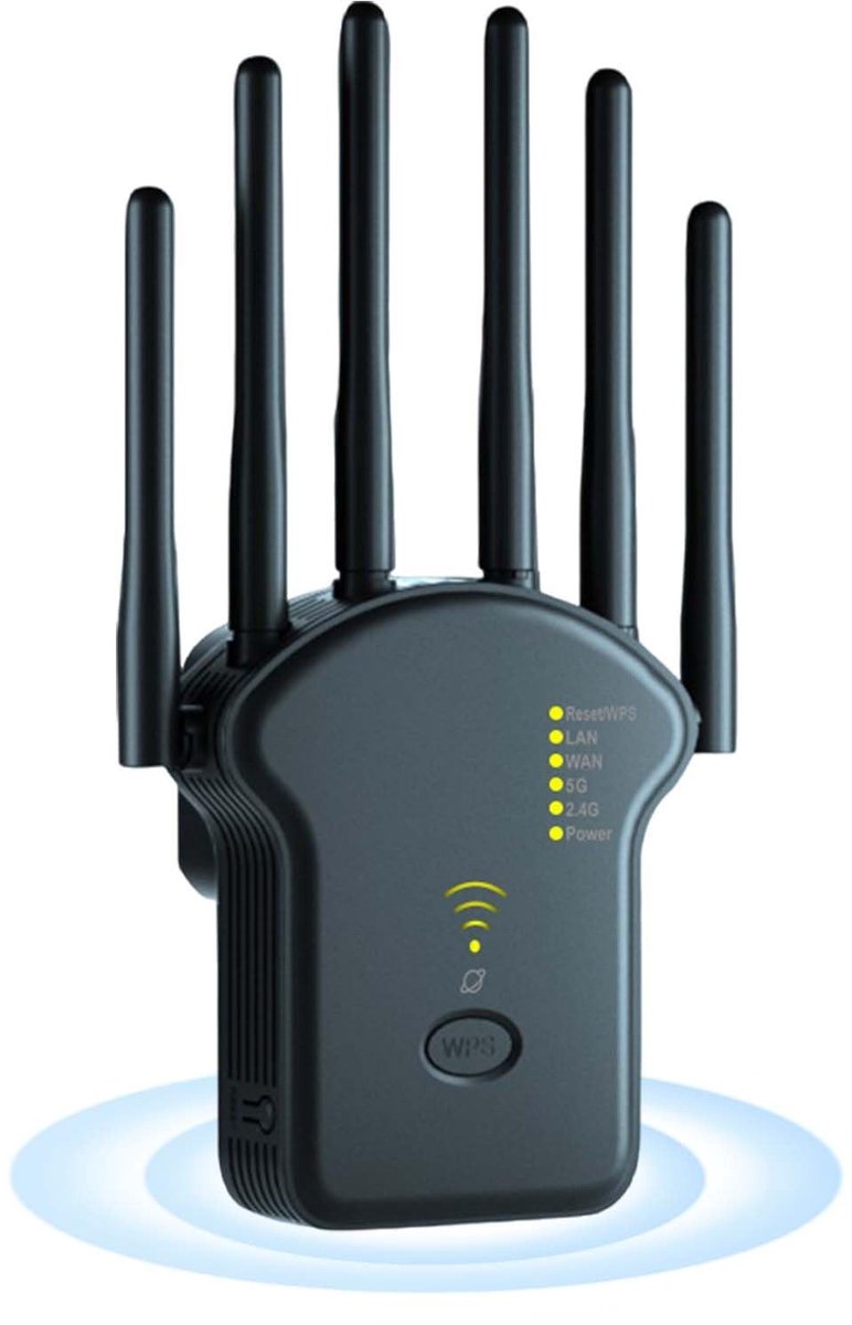 Elzusha - Dual Band WiFi Booster met 6 Antennes
