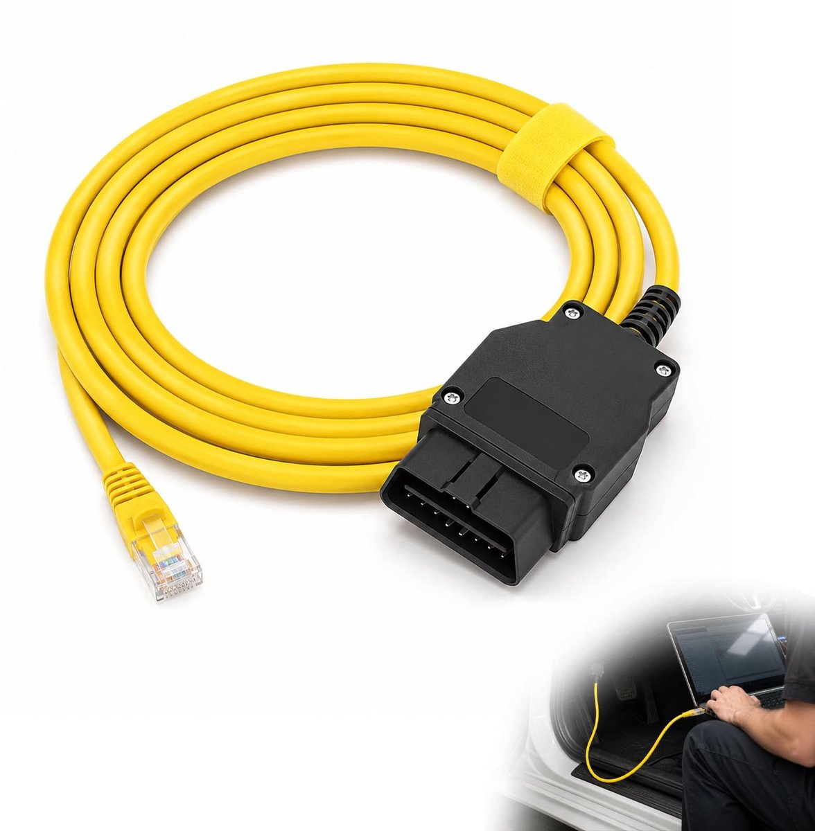 Elzusha - 2 Meter OBD2 naar ENET Datakabel