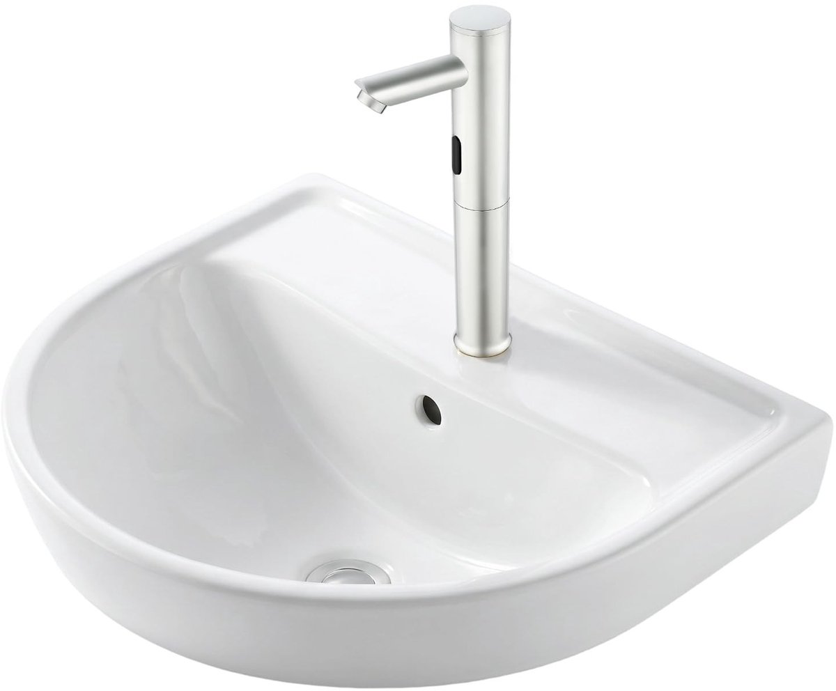 Elzusha - Wastafelarmatuur met automatische IR-sensor - Zilver