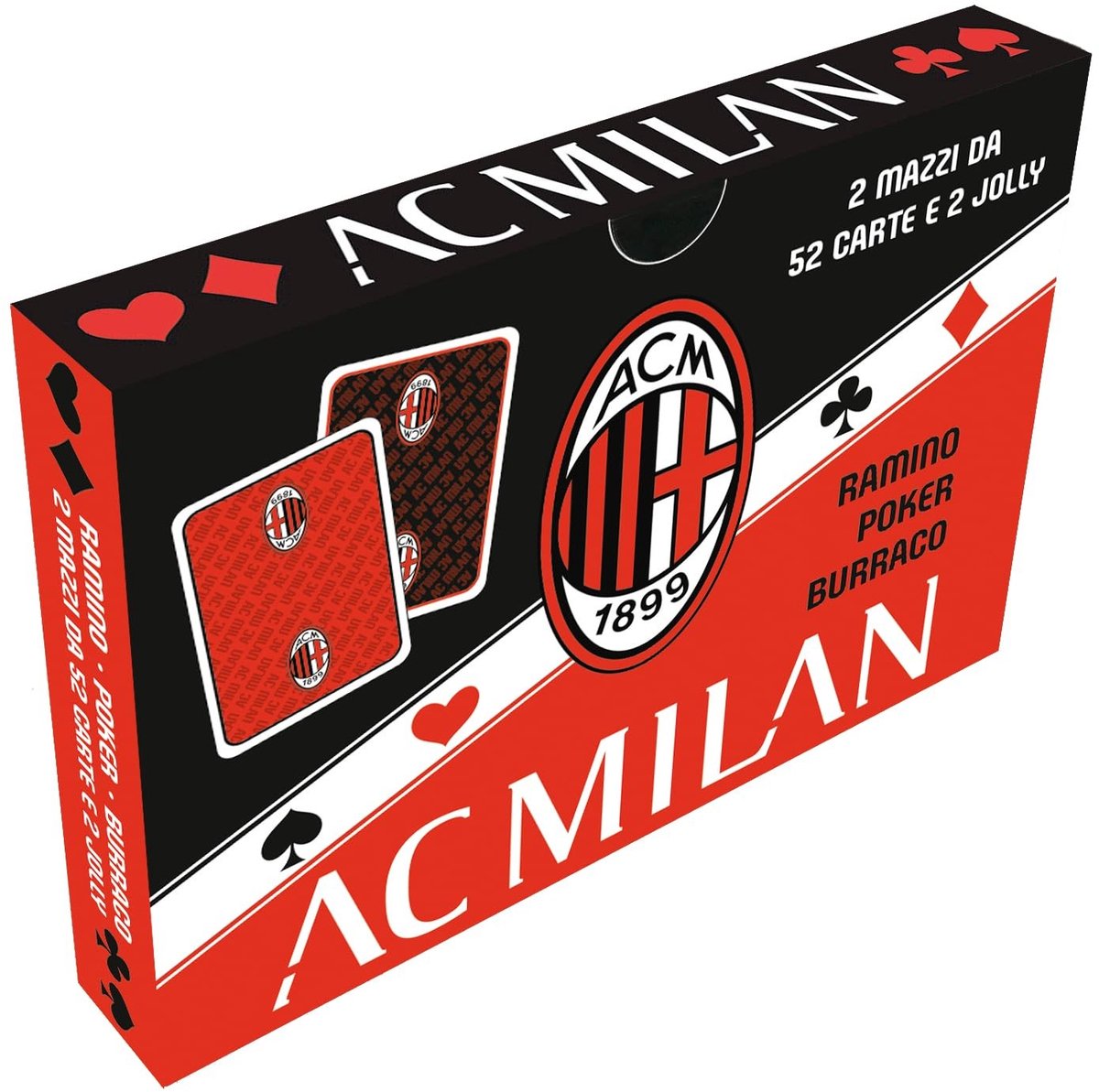 Elzusha - Milan Speelkaarten Set - Poker, Burraco, Rummy - 2 Decks