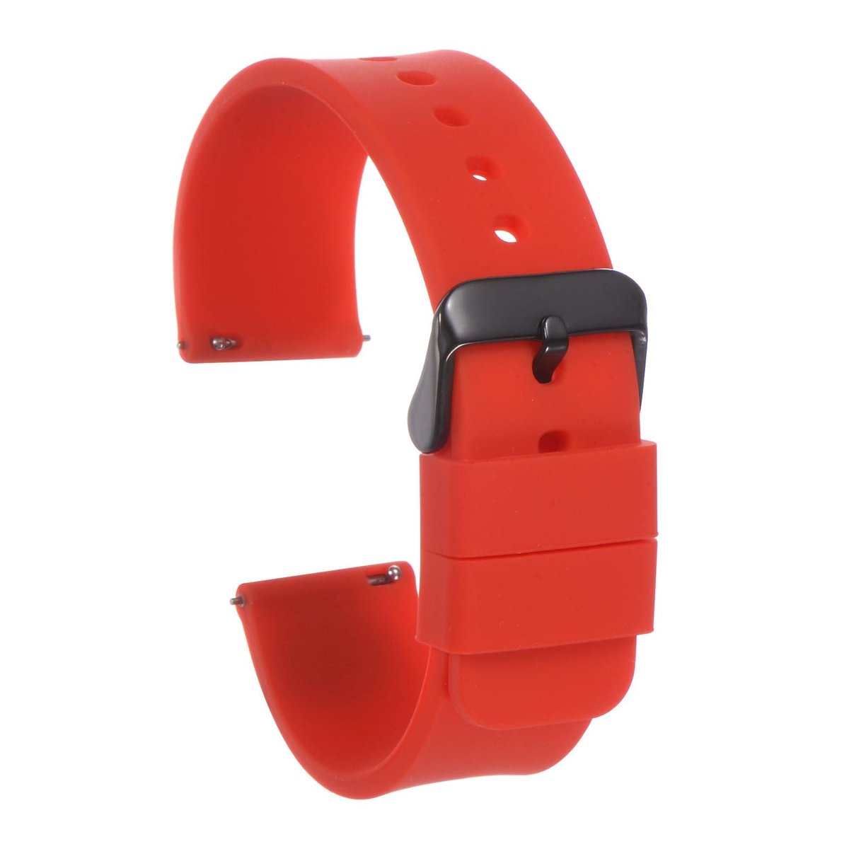 Elzusha - 22 mm Snelle Bevestiging Siliconen Horlogeband