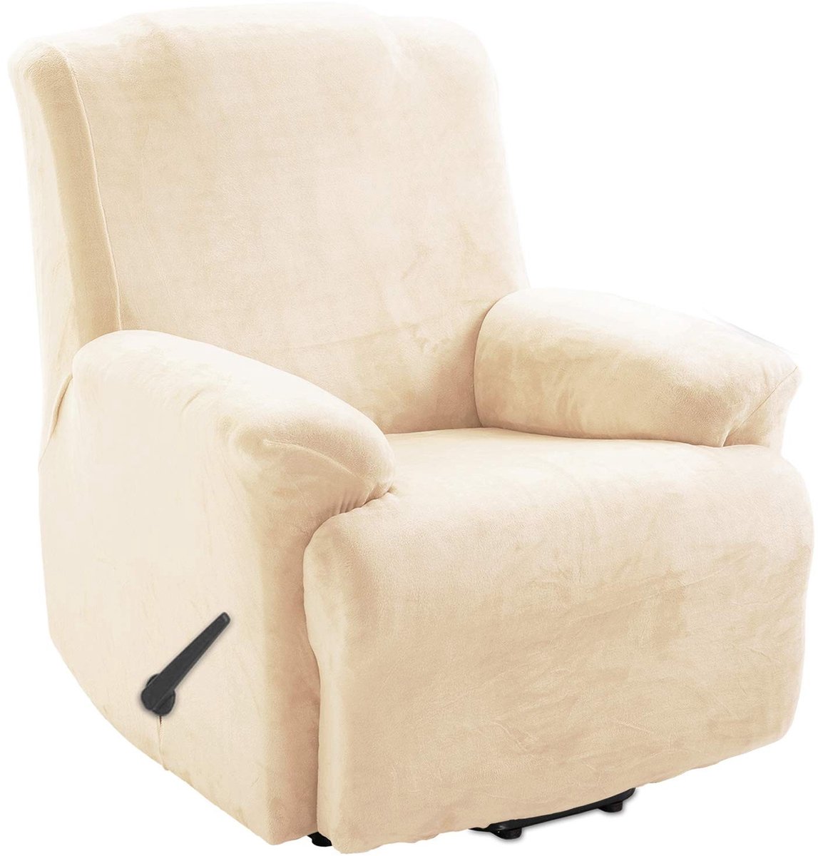 Elzusha - Stretch Armchair Cover in Modern Velours voor Armchair