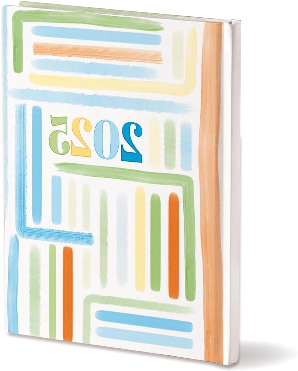 Dagplanner Organizer - Agenda 2025 - Planning Maken - Harde Kaft - 15 x 21 cm - Wit