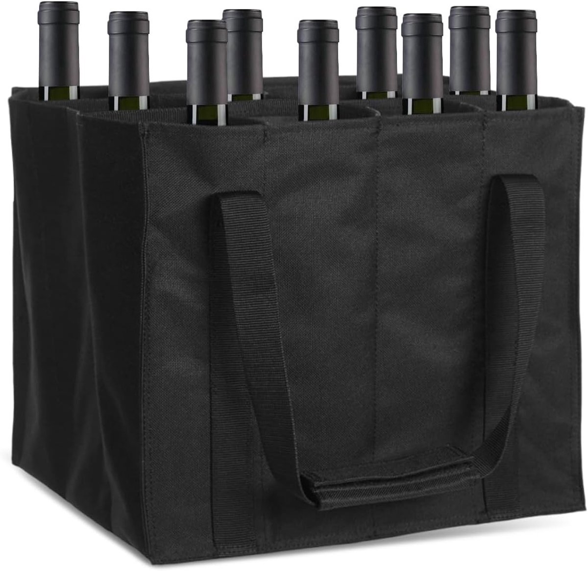 Koeltas voor 12 Flessen (45x27x27cm), Opvouwbare Fleshouder voor Bier en Dranken