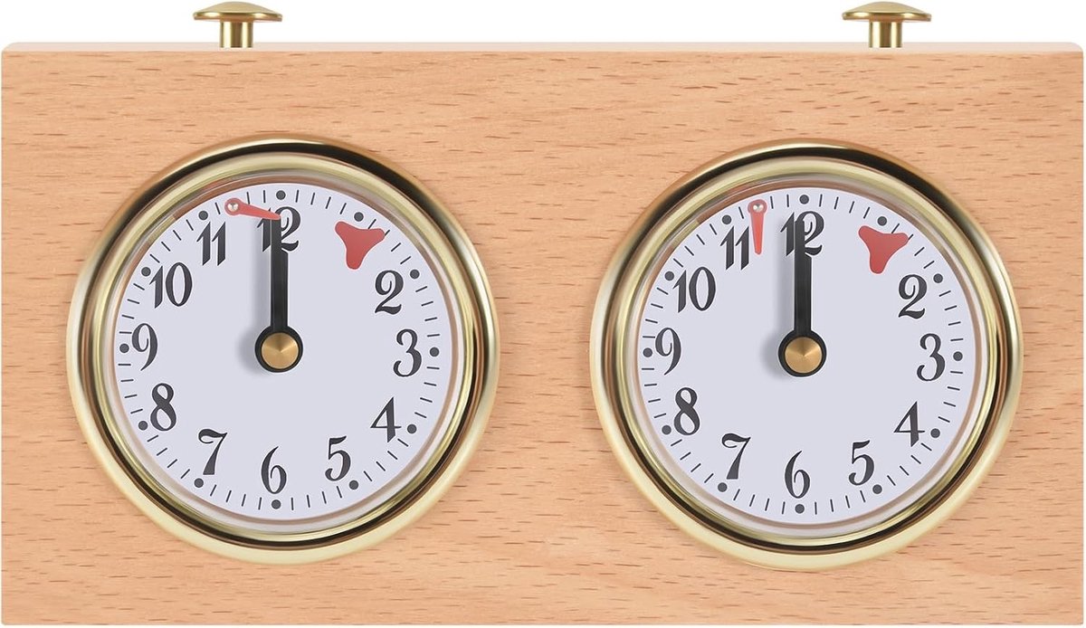 Professionele Digitale Schaakklok, Houten Telklok voor Schaakspellen, Draagbare Timer voor Toernooien en Thuisgebruik