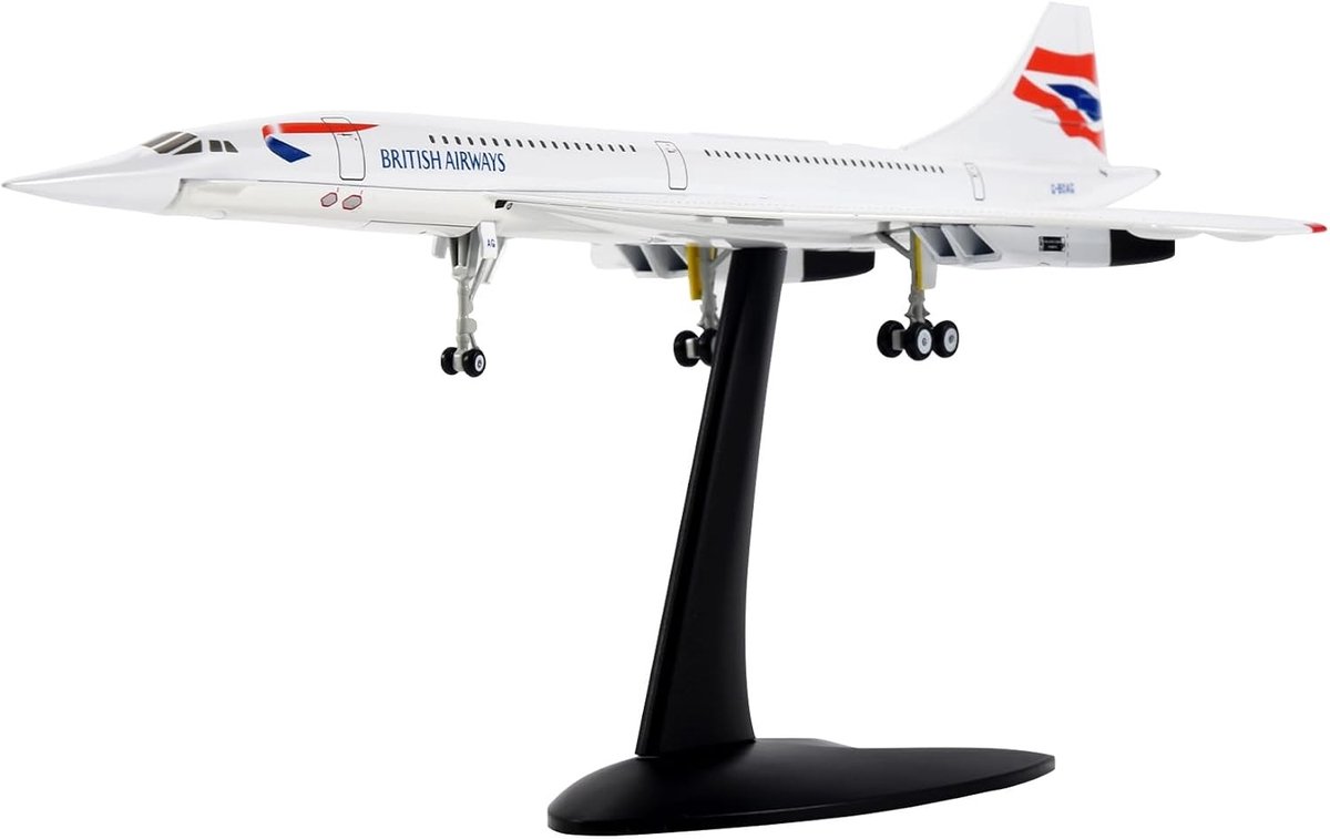 Supersonisch Passagiersvliegtuig Model 1/200 voor Verzamelaars - Gedetailleerd en Perfect voor Display