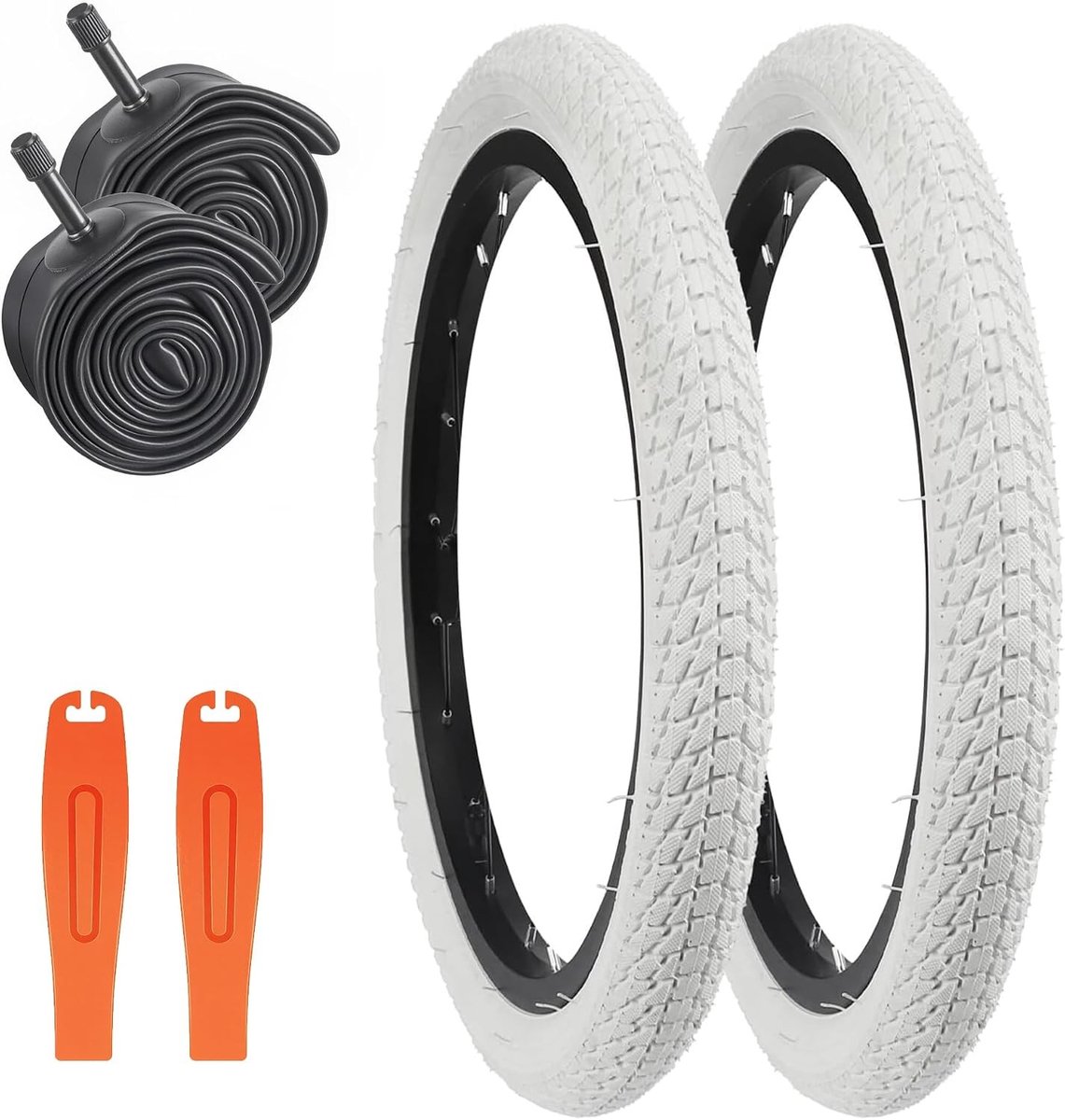 Set van 2 Vouwfietsbanden 47-305 voor 16 Inch MTB Fietsen, Kinderfietsen en Trikes - Duurzaam en Betrouwbaar