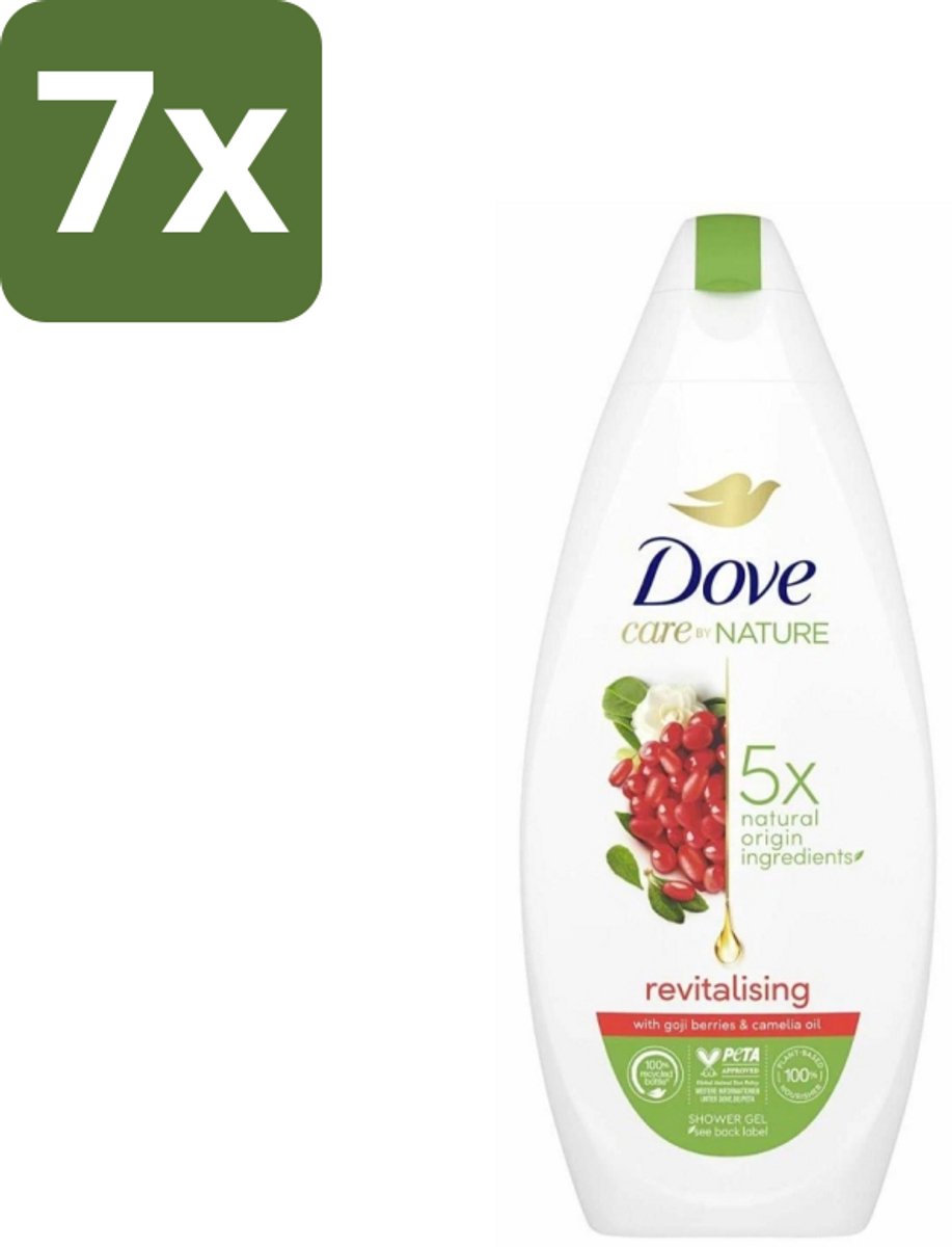 7 x Dove - Douchegel - Revitalising - Verfrissend - 225 ml - Douchegel - Huidverzorging - Verfrissend - Revitaliserend - Hydraterend