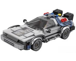 Reobrix 665 Future DMC Delorean Timemachine bouwset | City fast champions adventure | Creator classic motor bouwpakket | Technic speelgoed ideas voor volwassenen | Icons furious speed auto | Technische bouwdoos met 405 bloks
