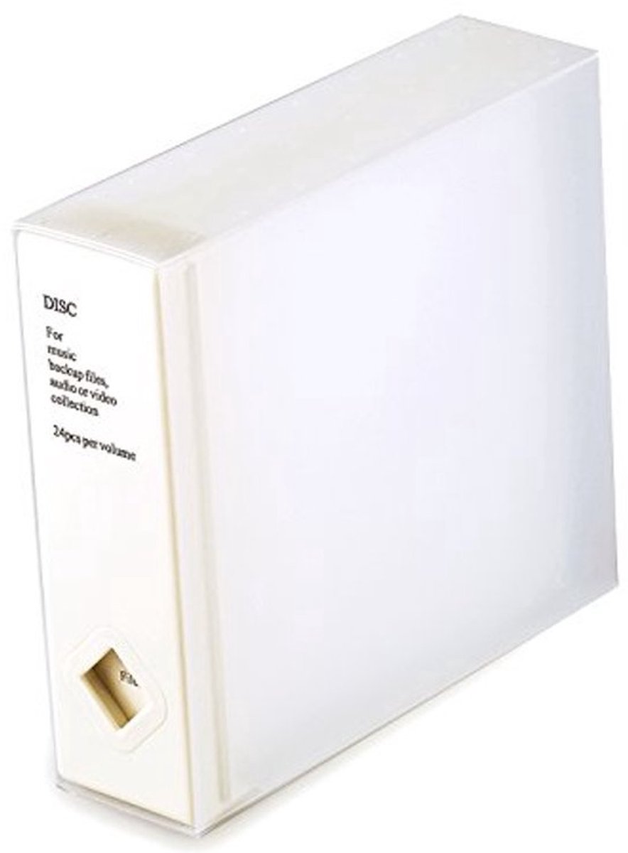 Grote CD/DVD-opbergdoos - Ruimtebesparende Organizer voor 24 Schijven, Perfect voor Auto, Kantoor en Thuis