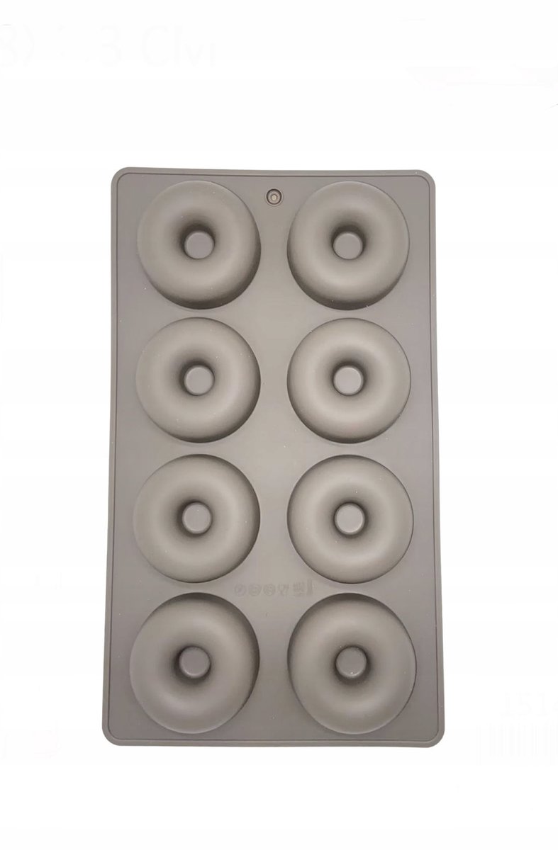 Siliconen Donut & Cupcake Bakvorm - 8 Holtes