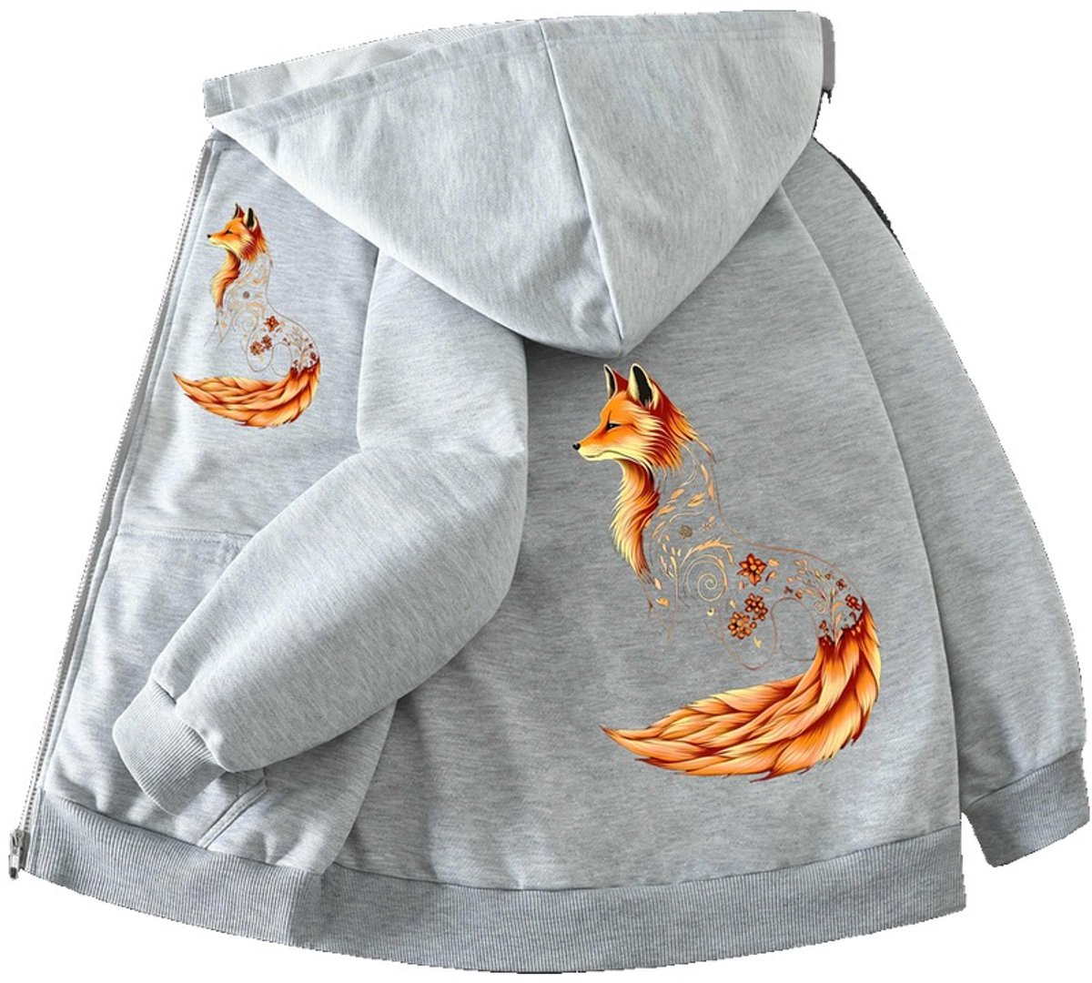 Currero Vest Meisjes Met Rits Sweater Meisje Cardigan Gebreid Sweaters Hoodie Warme Trui Lange Mouw 15-16 Jaar Grijs
