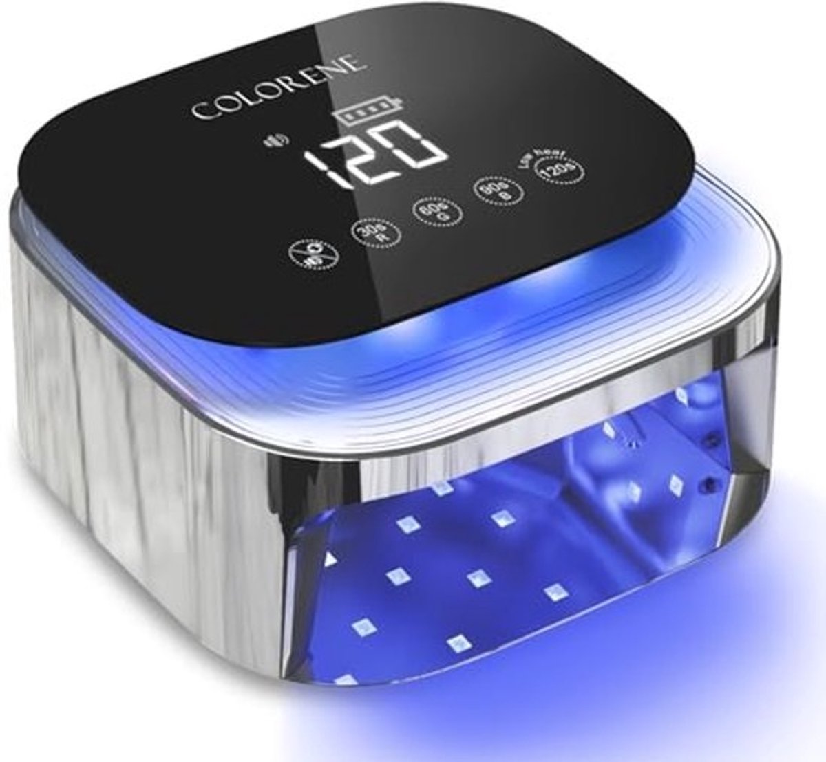 Draadloze UV LED Nagellamp - 60W Oplaadbare Nageldroger met Autotimer en LCD-Display