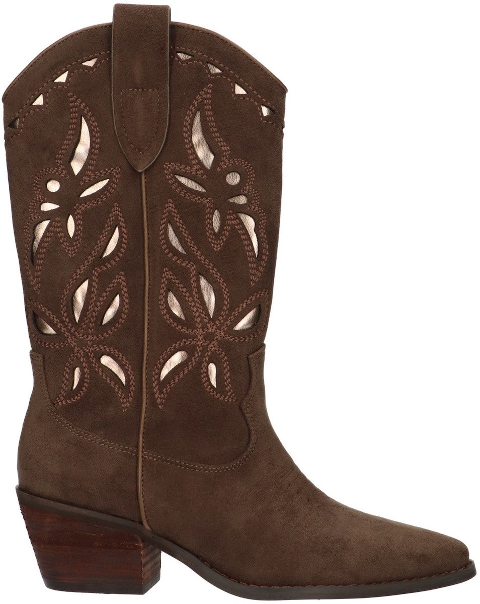 La Strada Western Boot Kaki - Damesschoenen - Maat - 42
