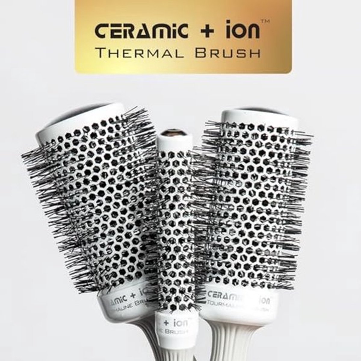 Keramische Ionische Thermal Haarkwast 2 1/8" (55mm) voor Snelle en Glanzende Styling