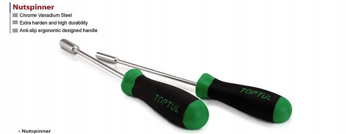 Merkloze 6-zijdige dopsleutel met handvat, 6 mm