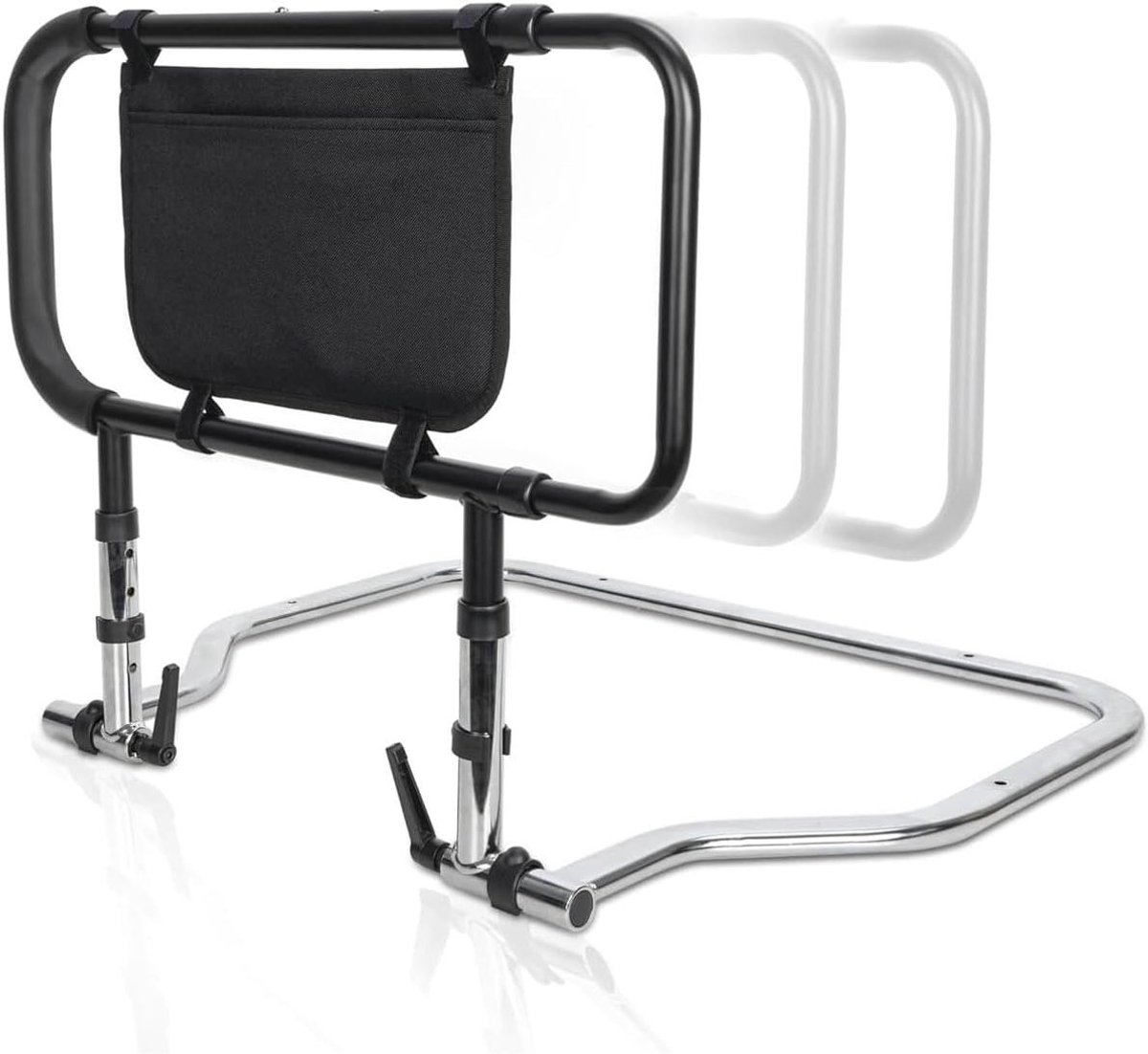 Opstahulp Bed - Bedhek Hulp - Veilig Opstaan - In Hoogte Verstelbaar - Max 150 kg - Zwart