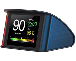 HUD Head Up Display, Digitale OBD Smart Snelheidsmeter met OverSpeed Alarm, KMH & MPH, 2.2" TFT LCD-scherm, Past 2008-2020 Volkswagen Ranger, Compatibel met de meeste BMW serie auto's,