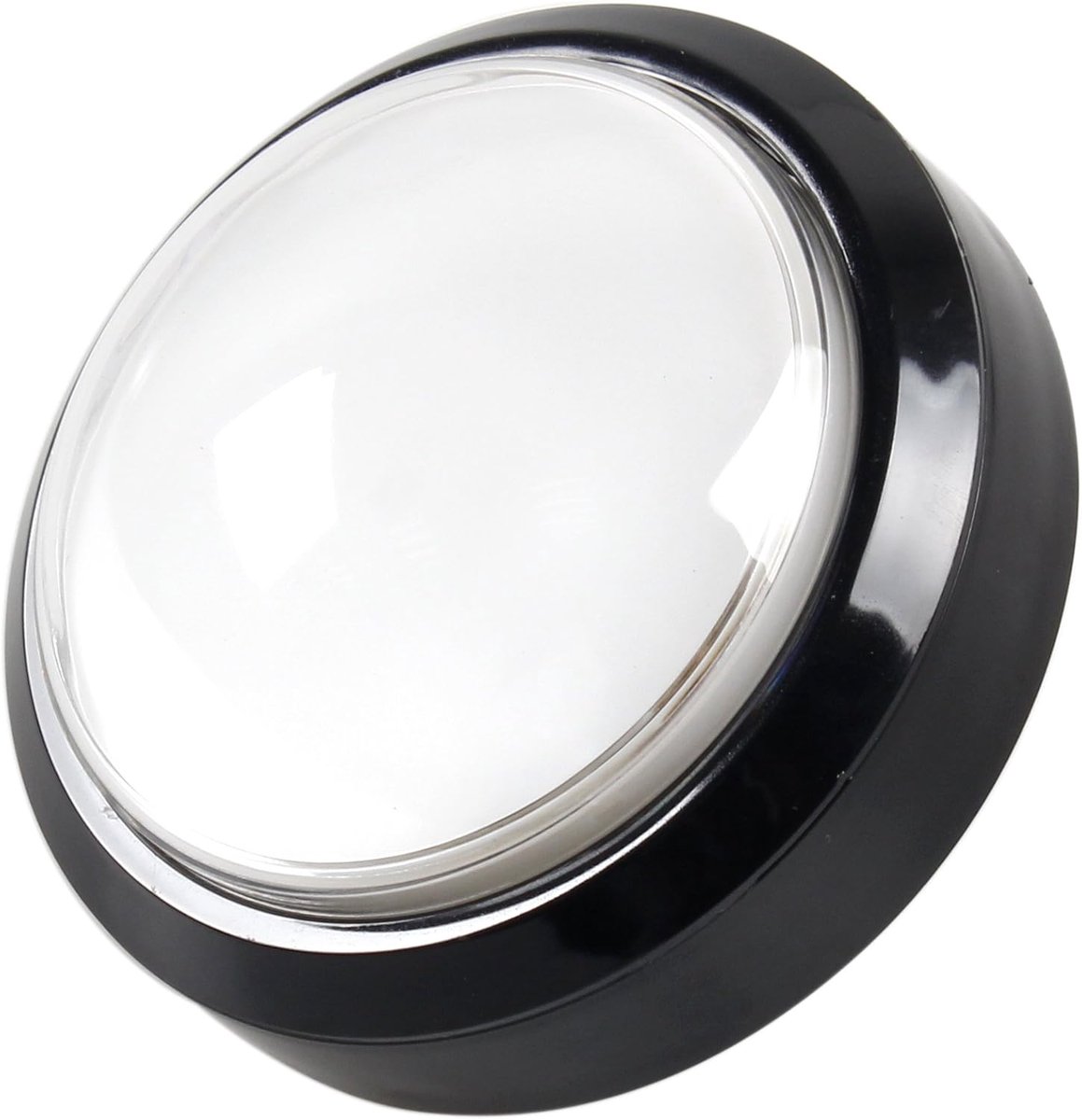 STARTS 4 Inch 100mm Big Dome 12V LED Verlichte Drukknoppen Met Microschakelaar Voor Arcade Machine Video Games Onderdelen (Wit)