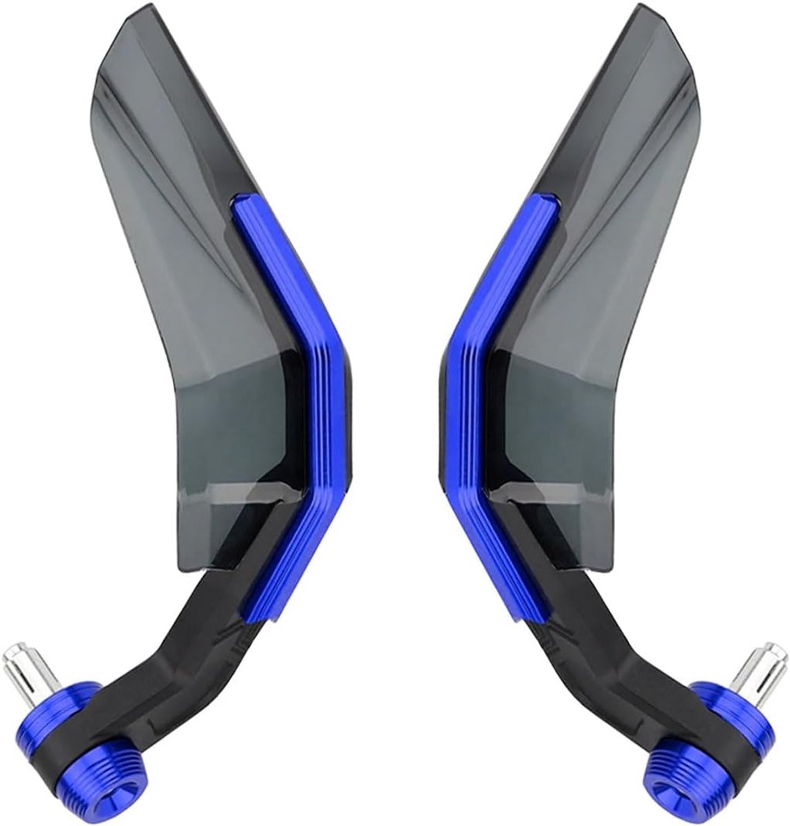 Handbeschermer 7/8 inch (22 mm) Motorfiets Winddichte Stuur Handbescherming 22 mm Windafstotende Stuurbescherming Motorfiets Windscherm Rem Koppelingshendel Bescherming Blauw