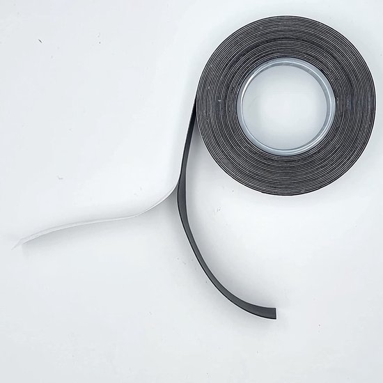 Zwarte zelftappende elastiek, zelftappend plakband, PIB-tape, 19 mm of 25 mm x 5 m, voor reparaties en afdichtingen, waterdicht en hoogwaardig (25mm) — afbeelding 2