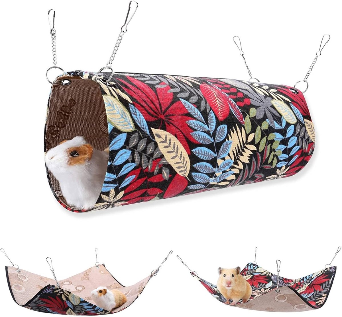 fret rat cavia hangmat bed, koel en zacht klein dier bed voor hamster eekhoorn chinchilla suiker zweefvliegtuig om te spelen rusten, fret opknoping beddengoed kooi accessoires