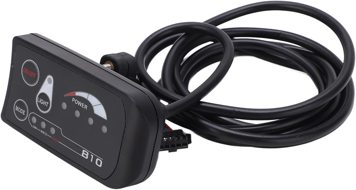 Displaypaneel voor elektrische fiets, 36V 48V LED S810 Display voor elektrische fiets, LED-displaypaneel voor elektrische fiets