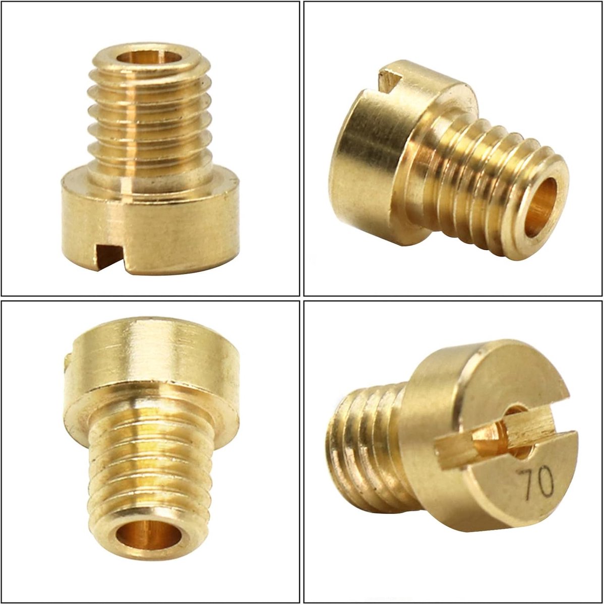 Sproeiers, 5 mm, voor carburateur Delorto Sha, handsproeiers, Carbu, PHBG AD/DS Racing, voor scooters, doorstroming onder 75 graden, met reinigingsnaalden