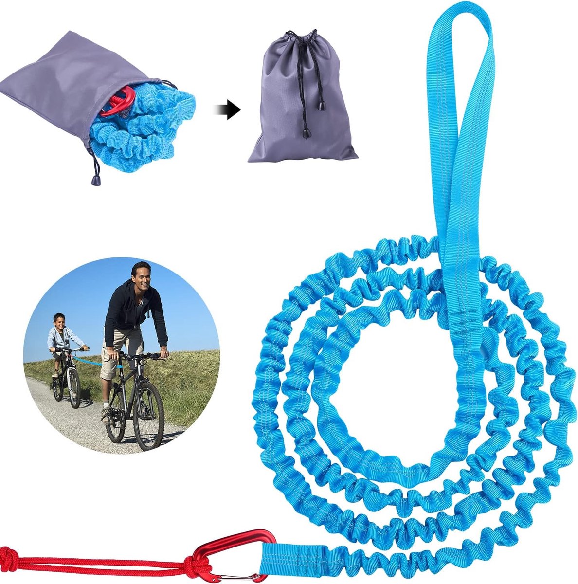 sleeptouw fiets voor kinderen
