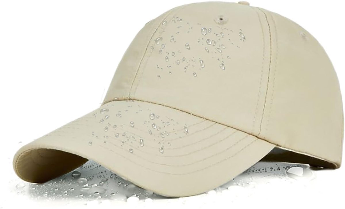 Honkbalpet voor Heren Waterdichte,Baseball Pet voor Dames Sneldrogend,Heren Muts Zachte Verstelbare Riem,Zonnehoed Uniseks Ademend Lichtgewicht,Sportieve Outdoor Petten Zonnebescherming
