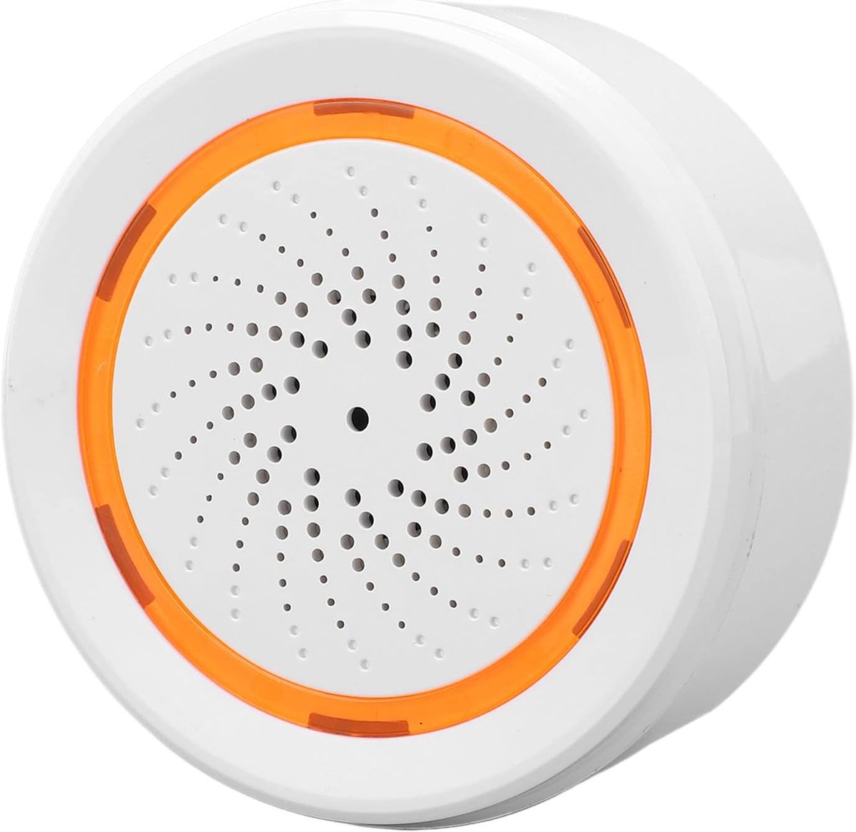 Sirene-alarm, Multifunctioneel 18 Optionele Alarmtonen Compact Formaat Geluids- en Lichtalarm 90 DB Geluid voor Thuisgebruik (ZigBee)