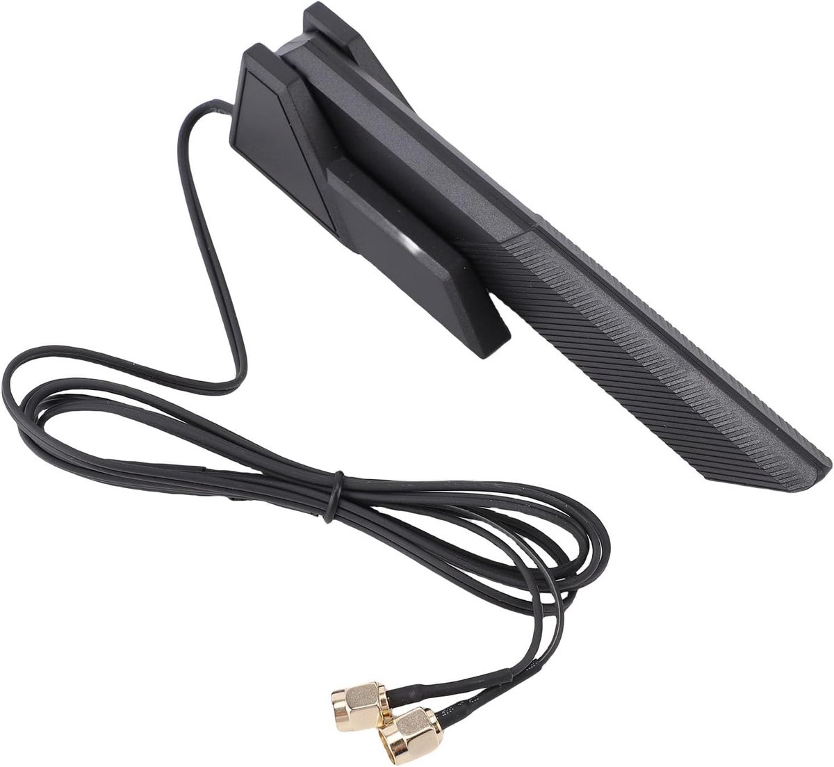 WiFi Tri-Band Antenne 6GHz 5,8GHz 2,4GHz Vervangingsantenne met Magnetische Basis met SMA-connector, 12dBi High Gain