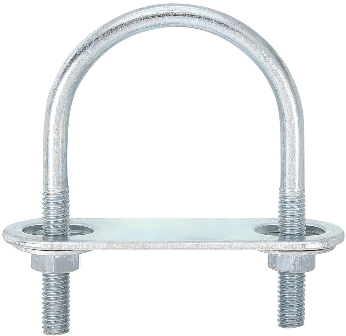 U-bouten, 1 set 42 mm binnenbreedte 70 mm lengte M6 U-bouten van verzinkt koolstofstaal met moeren en platen, voor bootaanhangers