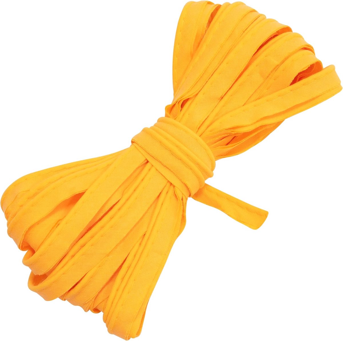 - C77228 - biesband 9 meter x 10 mm - van katoen - kleur eendengeel - bies gallon kleding kussen dekbedden