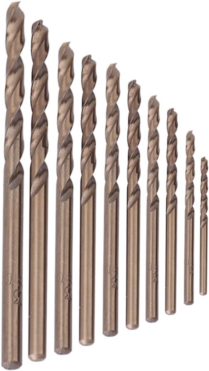 Roestvrij HSS-CO Boren Set, M35 Boor Set voor Roestvrij Staal, 1.0-5.0mm, 5mm