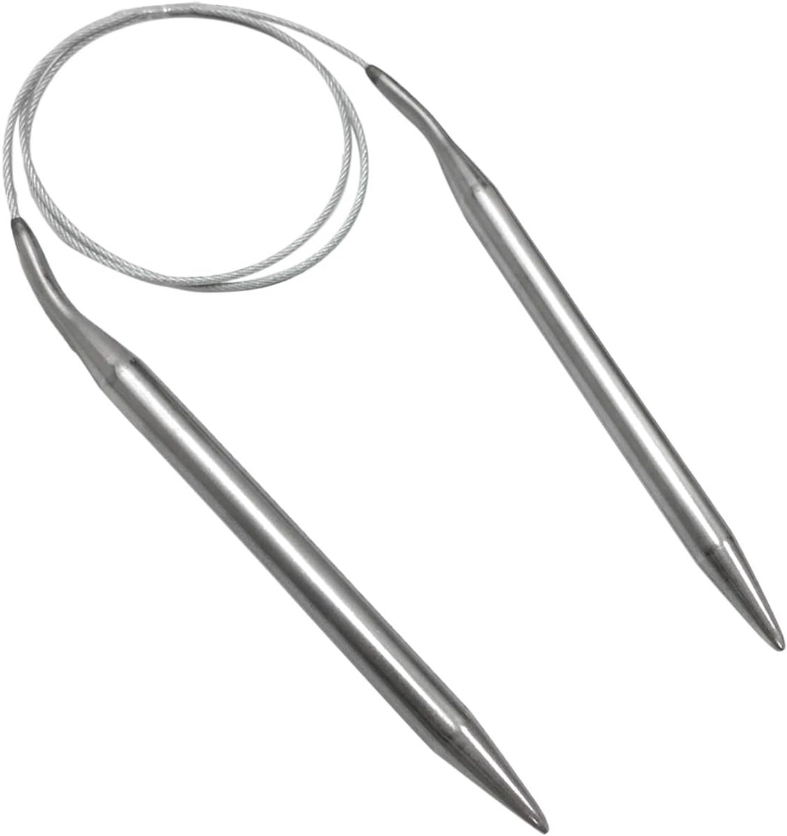 CREATIVE Paar breinaalden 10 mm x 35 cm, lange naalden met ergonomische stevige handgreep, ideaal voor breiprojecten, geschikt voor beginners en experts,