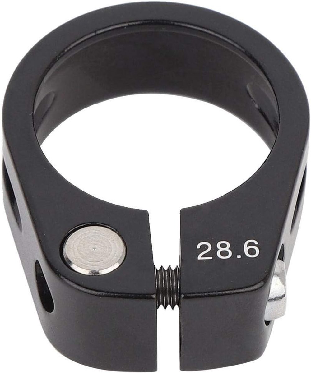 Zadelklem 28 6, zadelpenklem 28.6, fietsfietsfietszadelpen, fietszadelpenklem 28,6 mm aluminium legering bouten type mountainbike racefiets fiets zadelklem zadelklem