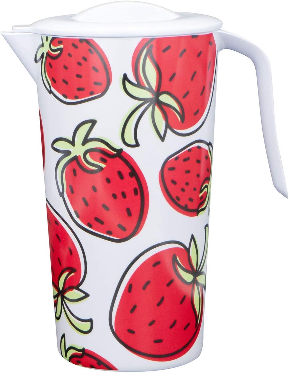 kan met deksel aardbeien 1,5l