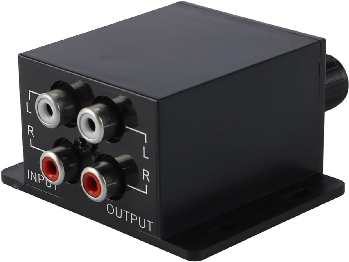 Universele basknop, afstandsbediening, versterkingsregeling, volumeknop voor subwoofer, audioniveau, frequentie-equalizer voor stereosignaalomschakeling