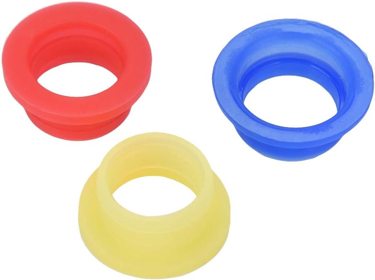 Siliconen Pakking Set van 3 voor HSP 1/8 RC -auto - Hoge Temperatuurbestendige RC uitlaatpakking en Rubberadapter
