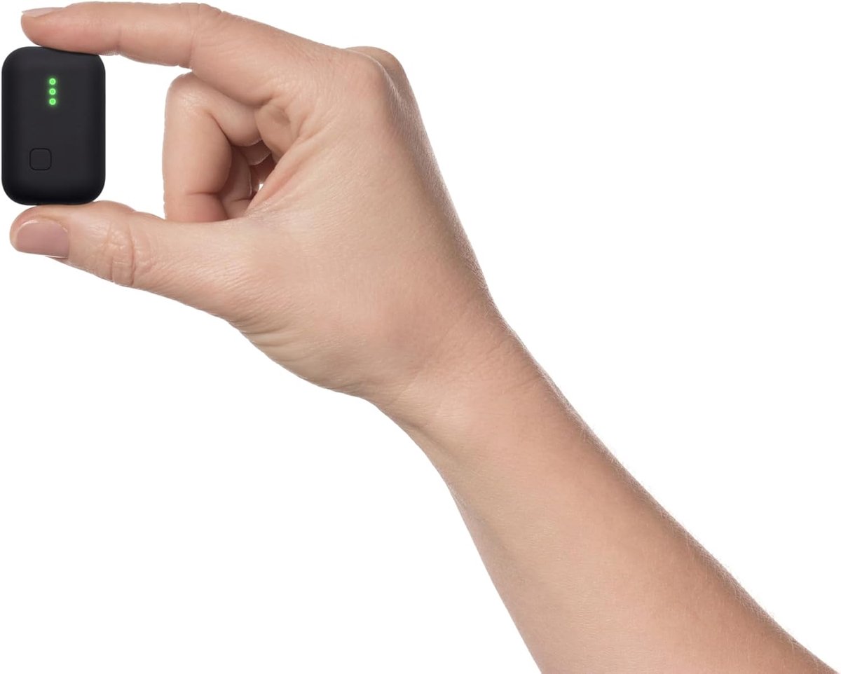 Instamic Pro Plus C Mono, 32-bit Float Wireless Microphone Recorder - compacte, professionele audiorecorder, draadloze integratie met gangbare actiecamera's, tijdcode, 16 GB intern, zwart