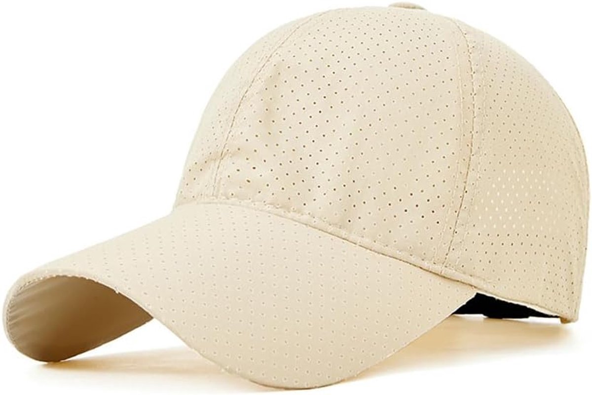 Honkbalpet voor dames, zomer, sneldrogend, baseballcap voor dames, mesh, ademend, zonnehoed voor dames, zonnehoed, lichte zachte baseballpet, uniseks, voor buitensport, twee maten