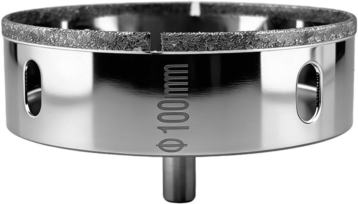 Tegelboor Diamant Glasboor 100mm voor Porselein Marmer Keramiek | Tegels Glas Jade Haakse Slijpmachines