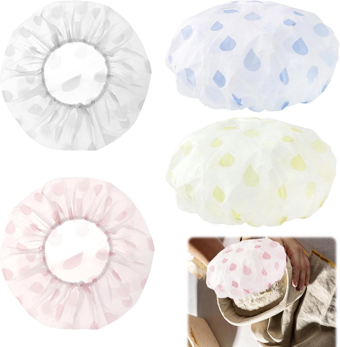 Deksels 28 cm – Herbruikbare Stoffen Hoezen voor Rijsmanden en Deeg – Elastisch, Wasbaar – Accessoires voor Broodbakken