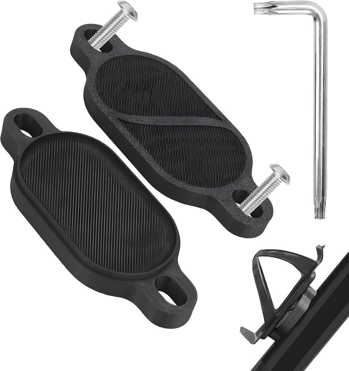 Fietshouder voor Samsung Smart Tag 2, fiets AirTag voor Smart Tag 2, hoes voor verborgen AirTag onder de fietsflessenhouder, houder voor Smart Tag 2, met 2 tornillo's + lave